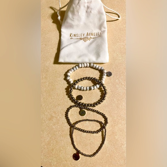 Kinsley Armelle Jewelry - Kinsley Armelle Beaded Bracelet Set NWOT